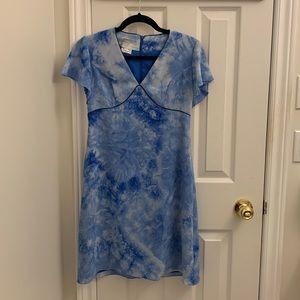 Blue Vintage Flowy Dress